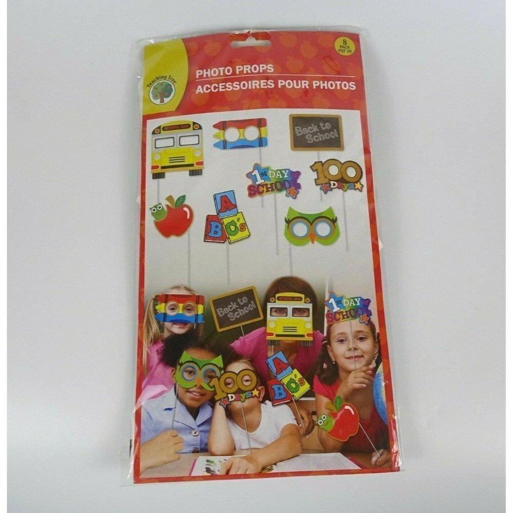 Clearance💎5/$25 Teaching Tree Back to School Photo Props 8-PC Accessories